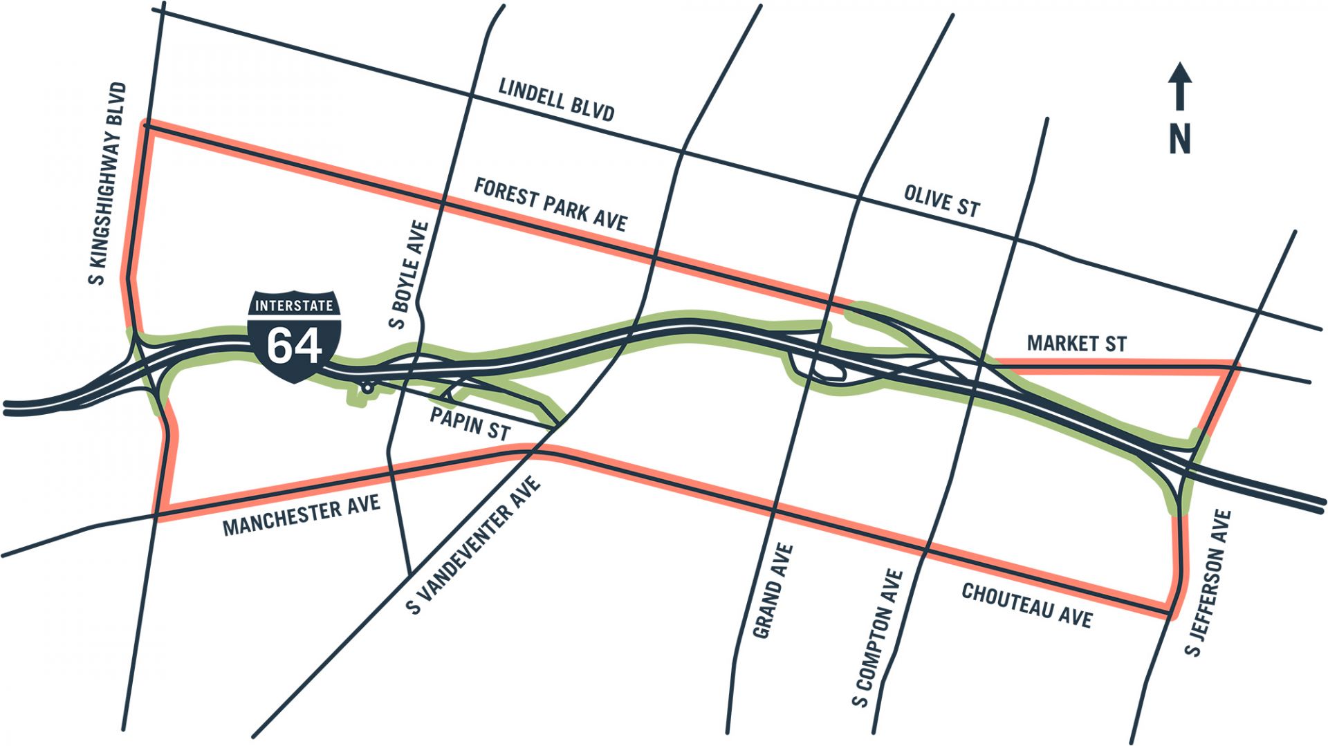 Map showing PEL Study area and Corridors.